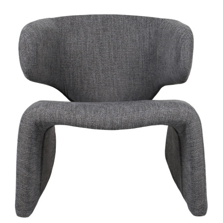 Πολυθρόνα ArteLibre HIMALIA Γκρι Ύφασμα/Μέταλλο/Ξύλο 73x78x75cm