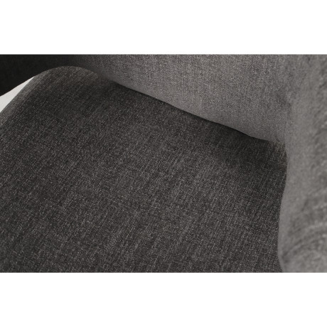 Πολυθρόνα ArteLibre HIMALIA Γκρι Ύφασμα/Μέταλλο/Ξύλο 73x78x75cm