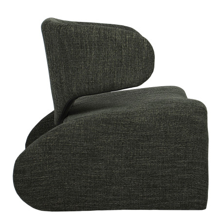 Πολυθρόνα ArteLibre HIMALIA Πράσινο Ύφασμα/Μέταλλο/Ξύλο 73x78x75cm