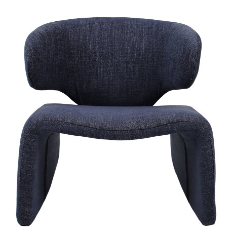 Πολυθρόνα ArteLibre HIMALIA Μπλε Ύφασμα/Μέταλλο/Ξύλο 73x78x75cm