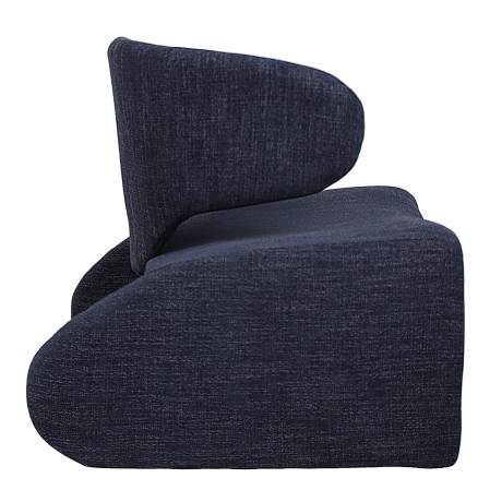 Πολυθρόνα ArteLibre HIMALIA Μπλε Ύφασμα/Μέταλλο/Ξύλο 73x78x75cm