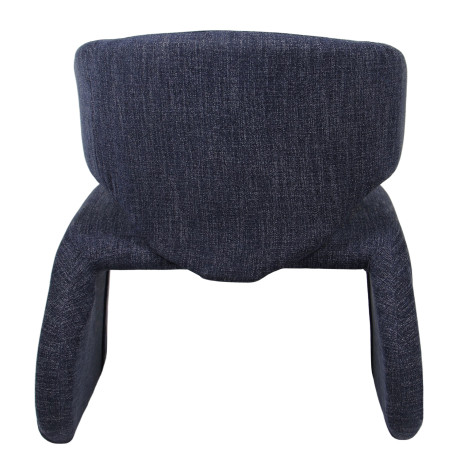 Πολυθρόνα ArteLibre HIMALIA Μπλε Ύφασμα/Μέταλλο/Ξύλο 73x78x75cm