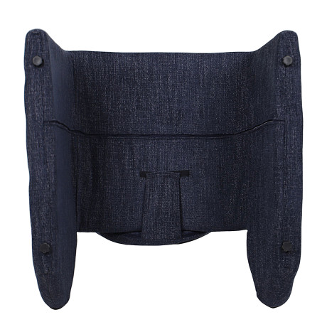 Πολυθρόνα ArteLibre HIMALIA Μπλε Ύφασμα/Μέταλλο/Ξύλο 73x78x75cm