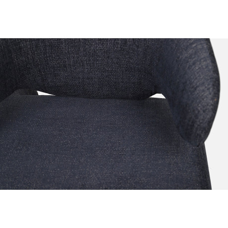 Πολυθρόνα ArteLibre HIMALIA Μπλε Ύφασμα/Μέταλλο/Ξύλο 73x78x75cm