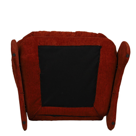 Πολυθρόνα ArteLibre ANANKE Πορτοκαλί Ύφασμα/Μέταλλο/Ξύλο 85x78x84cm