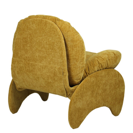 Πολυθρόνα ArteLibre ANANKE Κίτρινο Ύφασμα/Μέταλλο/Ξύλο 85x78x84cm