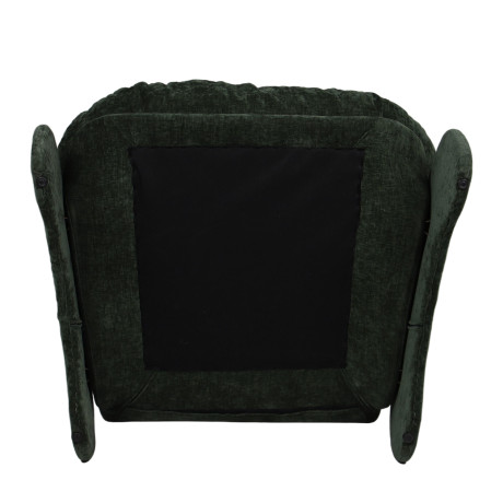 Πολυθρόνα ArteLibre ANANKE Πράσινο Ύφασμα/Μέταλλο/Ξύλο 85x78x84cm