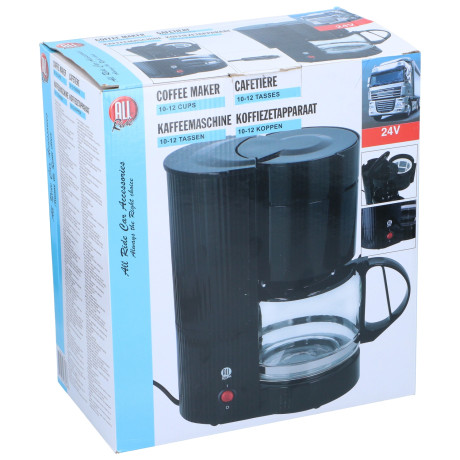 Καφετιέρα Φίλτρου Ταξιδιού 24V 10-12 Φλυτζανιών Μαύρο ALL RIDE