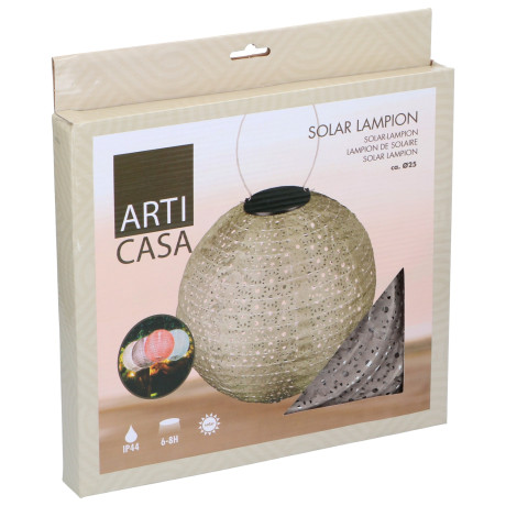 Φανάρι Κήπου Στρογγυλό IP44 Φ25cm Σε 4 Χρώματα ARTI CASA