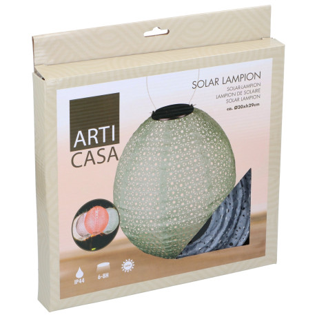 Φανάρι Κήπου Οβάλ IP44 Φ20x29cm Σε 4 Χρώματα ARTI CASA