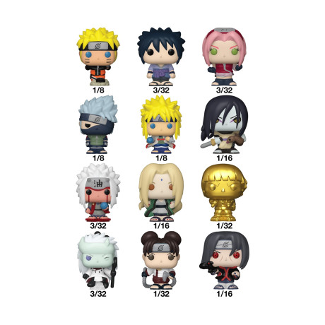 Funko Bitty Pop! Singles: Naruto Shippuden (Blind Bag/random)  #Vinyl Figure