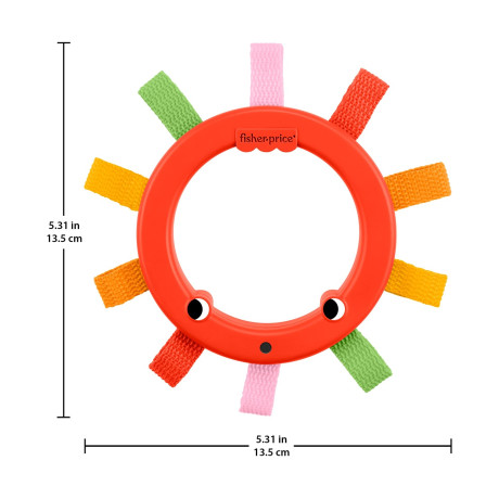 Fisher-Price: Baby Toys (0-6 Months) Rattles & Teething Toys - Fisher Price® Rainbow Ribbons Activ (Jkw56)