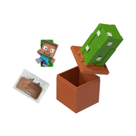 Mattel Minecraft: Mini Figures – mc Prickly Steve (Jkf67)