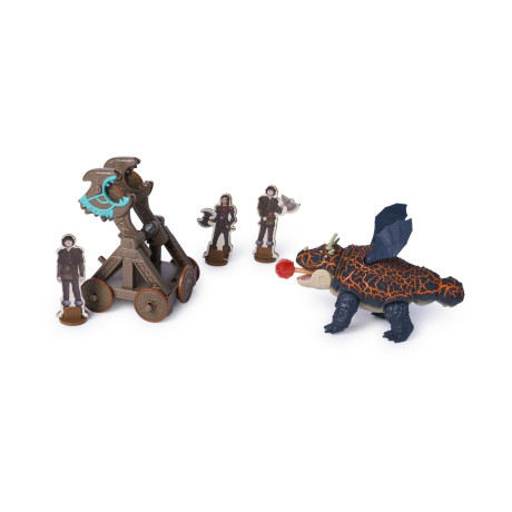 Spin Master how to Train Your Dragon: Trial of Flame - Blazing Battles Catapult Blast Cronckle Playset (20156293)