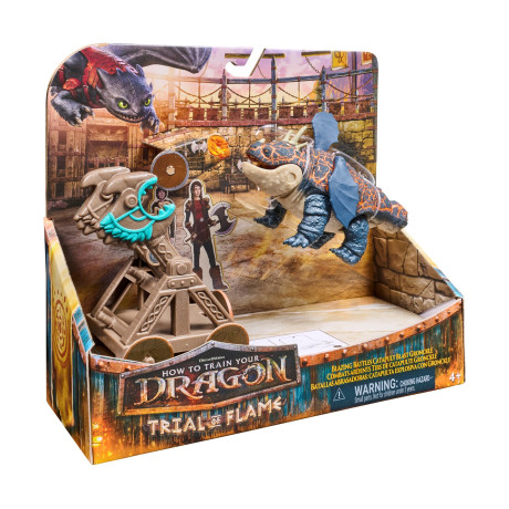 Spin Master how to Train Your Dragon: Trial of Flame - Blazing Battles Catapult Blast Cronckle Playset (20156293)