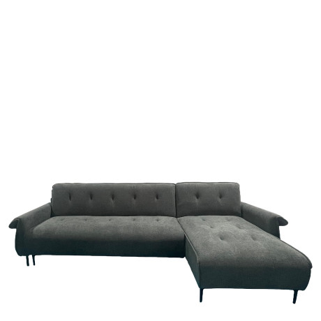 Καναπές Κρεβάτι Γωνιακός Αναστρέψιμος ArteLibre SOMERO Σκούρο Γκρι 286x144x84cm