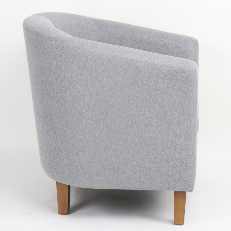 Πολυθρόνα ArteLibre FIORELLA Γκρι Ύφασμα 73x69x75cm