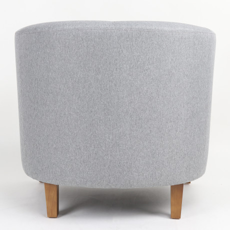 Πολυθρόνα ArteLibre FIORELLA Γκρι Ύφασμα 73x69x75cm