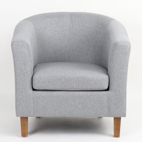 Πολυθρόνα ArteLibre FIORELLA Γκρι Ύφασμα 73x69x75cm