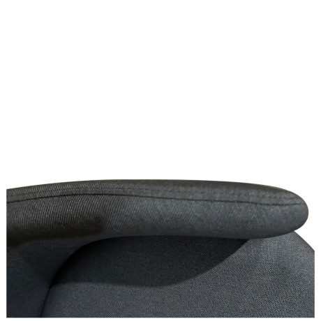 Καρέκλα Τραπεζαρίας ArteLibre LUZIA Γκρι/Καρυδί Ύφασμα/Μέταλλο 57x60x78cm