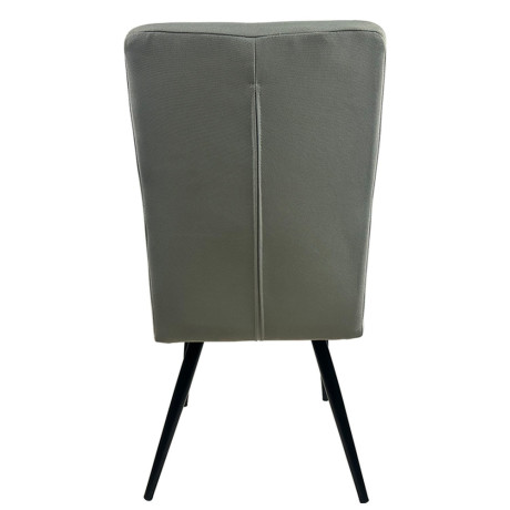 Καρέκλα Τραπεζαρίας ArteLibre FANDANGO Μπεζ/Μαύρο Ύφασμα/Μέταλλο 43x56x97cm