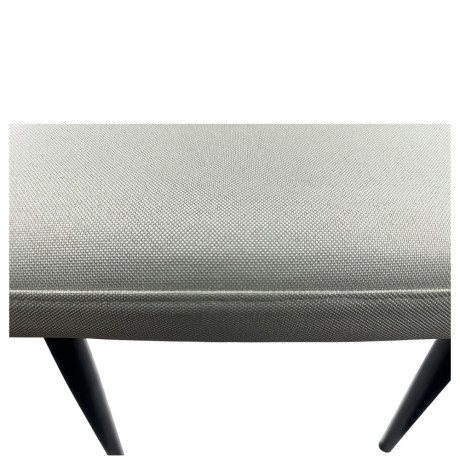 Καρέκλα Τραπεζαρίας ArteLibre FANDANGO Μπεζ/Μαύρο Ύφασμα/Μέταλλο 43x56x97cm