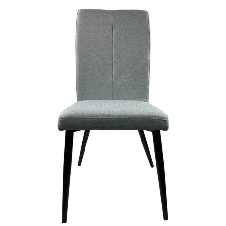 Καρέκλα Τραπεζαρίας ArteLibre FANDANGO Γκρι/Μαύρο Ύφασμα/Μέταλλο 43x56x97cm