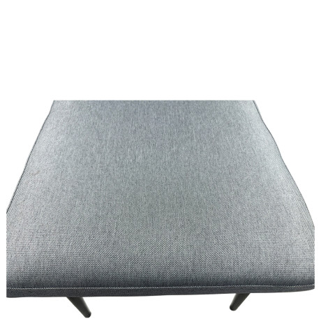 Καρέκλα Τραπεζαρίας ArteLibre FANDANGO Γκρι/Μαύρο Ύφασμα/Μέταλλο 43x56x97cm