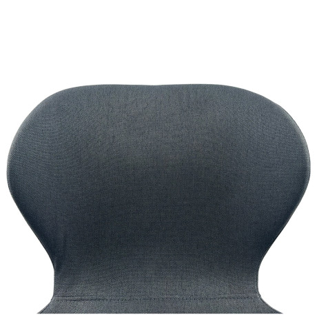 Καρέκλα Τραπεζαρίας ArteLibre RIOJA Γκρι/Μαύρο Ύφασμα/Μέταλλο 46x50x80cm