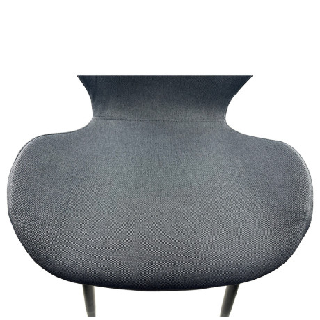 Καρέκλα Τραπεζαρίας ArteLibre RIOJA Γκρι/Μαύρο Ύφασμα/Μέταλλο 46x50x80cm