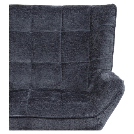 Πολυθρόνα ArteLibre TIVA Μπλε Ύφασμα Σενίλ/Μέταλλο 84x78x77cm