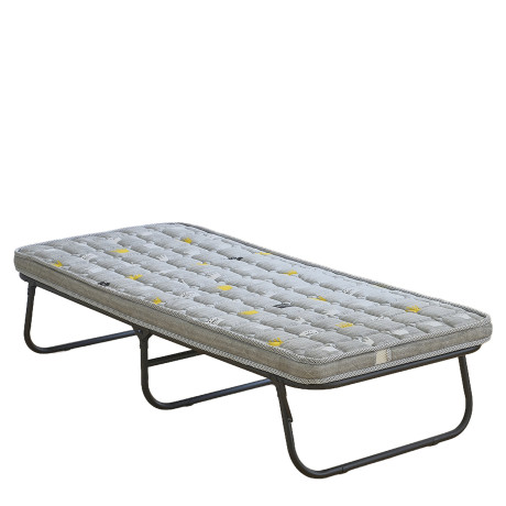 Κρεβάτι Σπαστό ArteLibre FLEXREST Με Στρώμα Πάχους 12cm Μαύρο Μέταλλο 180x80x33cm