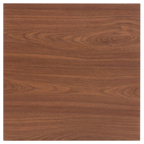 Τραπέζι Τραπεζαρίας ArteLibre BROOKWYN Καρυδί/Μαύρο Μέταλλο/Μοριοσανίδα 60x60x74cm