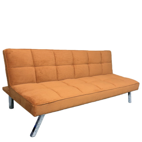 Καναπές Κρεβάτι ArteLibre ELVORE Κεχριμπάρι Ύφασμα/Ξύλο 190x83x74cm