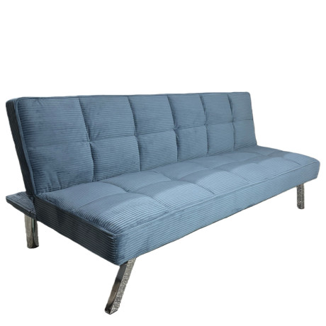 Καναπές Κρεβάτι ArteLibre ELVORE Μπλε Ύφασμα/Ξύλο 190x83x74cm