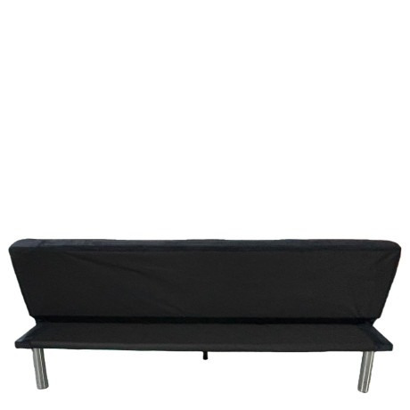 Καναπές Κρεβάτι ArteLibre ELVORE Μαύρο Ύφασμα/Ξύλο 190x83x74cm