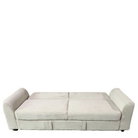 Καναπές Κρεβάτι ArteLibre VALMERO Μπεζ Ύφασμα/Ξύλο 216x85x85cm