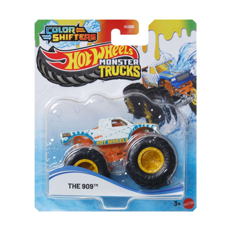 Mattel hot Wheels Monster Trucks: Color Shifters – the 909 Vehicles (Jdv86)