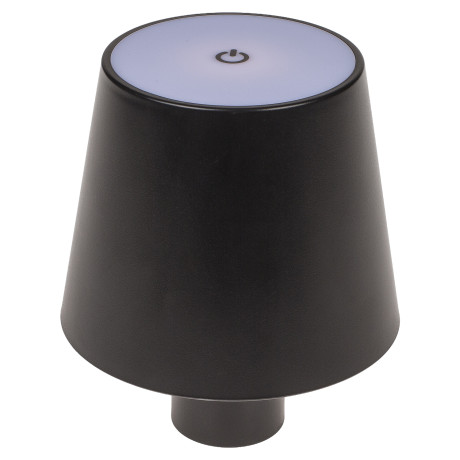 Επιτραπέζιο Φωτιστικό LED Φορητό Για Μπουκάλι Μαύρο Πλαστικό 11x10.5cm