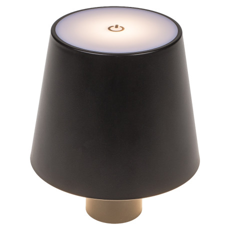 Επιτραπέζιο Φωτιστικό LED Φορητό Για Μπουκάλι Μαύρο Πλαστικό 11x10.5cm