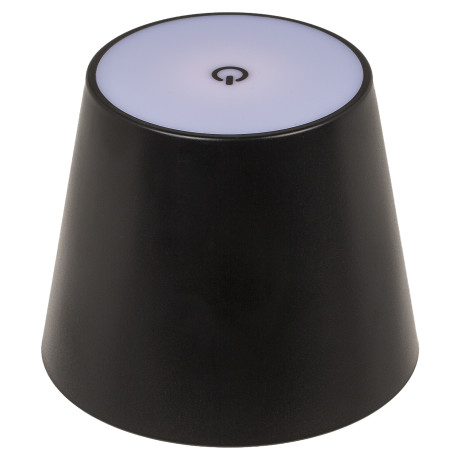 Επιτραπέζιο Φωτιστικό LED Φορητό Για Μπουκάλι Μαύρο Πλαστικό 11x10.5cm
