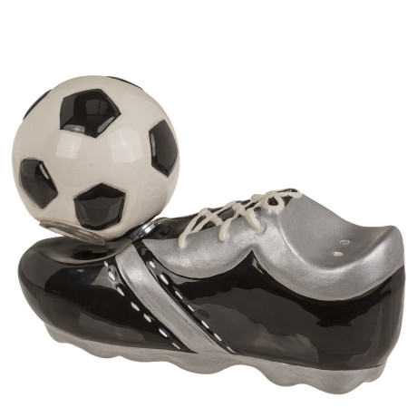 Αλατοπίπερο Παπούτσι Και Μπάλα Ποδοσφαίρου Με Μαγνήτη Δολομίτης 11.5x7.5x5cm Σετ 2Τμχ