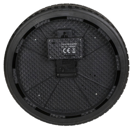 Ρολόι Τοίχου Ρόδα Αυτοκινήτου Με 16 LED Πλαστικό Φ35cm