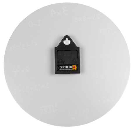 Ρολόι Τοίχου Με Μαθηματικές Εξισώσεις Μαύρο Φ35cm