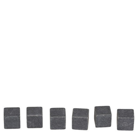 Πέτρες Ψύξης Για Ουίσκι Σε Βελούδινη Θήκη Σετ 6Τμχ