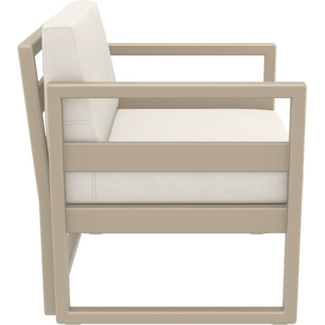 MYKONOS ΠΟΛΥΘΡΟΝΑ TAUPE ΜΕ ΜΑΞ. 73X72X75εκ. ΠΟΛ/ΝΙΟΥ