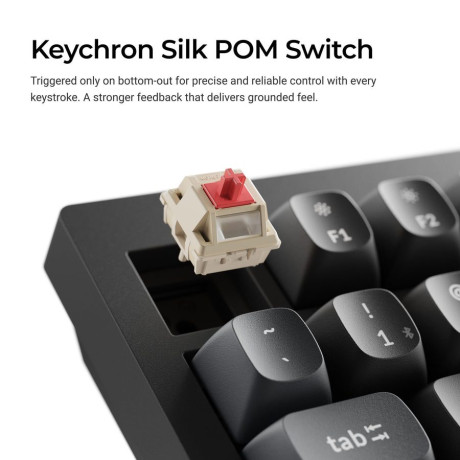 Keychron v6 Ultra (V6u-d1) Qmk/via 8k Wireless Custom Mechanical Keyboard red Switch rgb 100% us