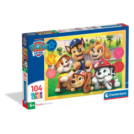 Clementoni Παιδικό Παζλ Super Color Paw Patrol 104 τμχ