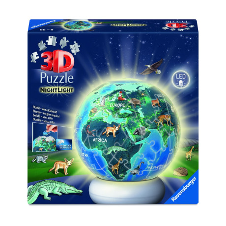 Ravensburger 3d Puzzle: Nightlight Υδρόγειος (12008055)