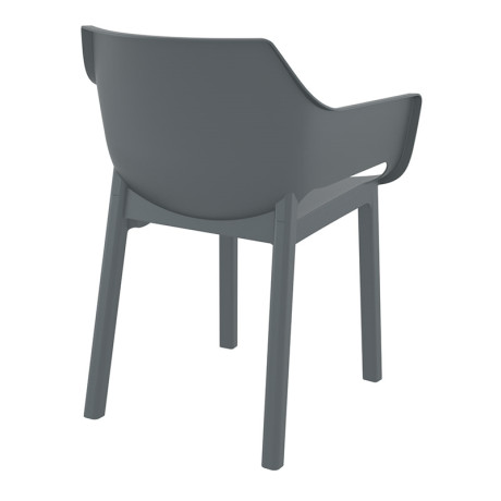 DORA DARK GREY ΠΟΛΥΘΡΟΝΑ ΠΟΛ/ΝΙΟΥ 58X59X80εκ.